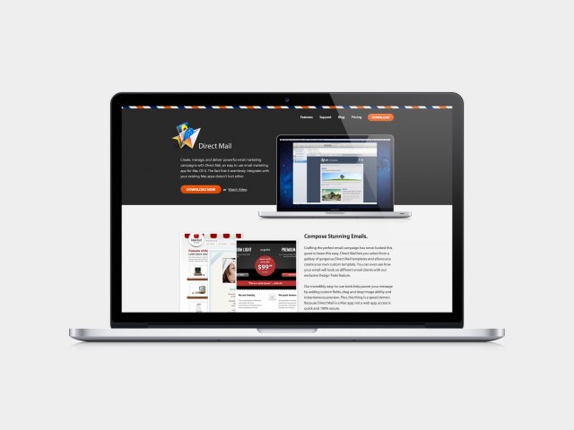 Direct Mail on MacBook Pro